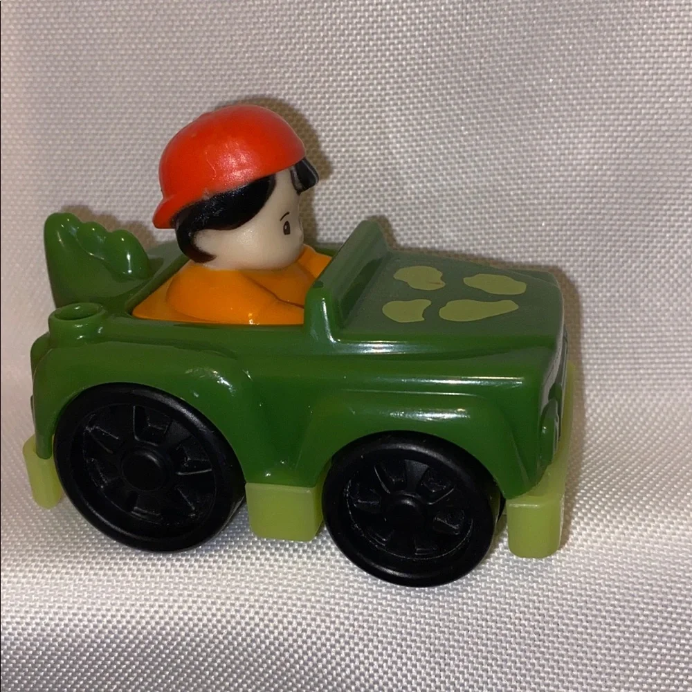 Little People Wheelies Car Racers with drivers, purple pink green, Fisher-Price